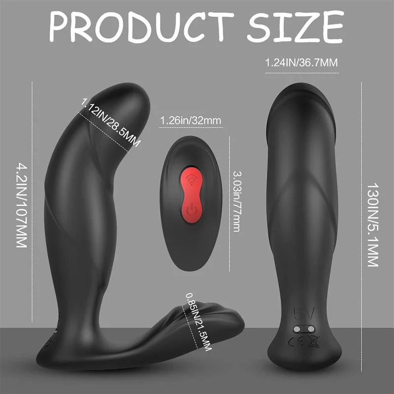 Vibrator Sex Toys Remote Control Anal Plug Vagina Clitoris Stimulation Vibrating Prostate Massager
