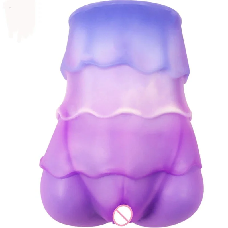 Silicon Sex Toys for Men Adult Masturbator Cup 3D Artificial Vagina Half Model Anal Pocket Half Doll Erotic Toy