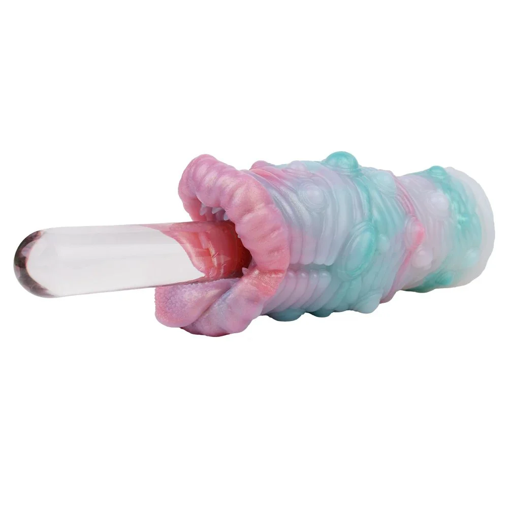 Fantasy Monster Eel Mouth Masturbator Male Masturbation Cup Soft Liquid Silicone Masturbator Adult Sex Toy