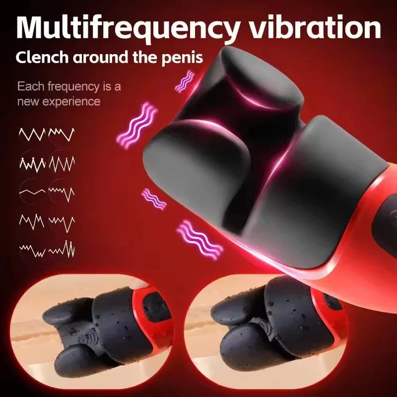 Silicone Fully Automatic Penis Exercise Trainer Male Masturbation Erection Enlargement Aircraft Cup Vibrators Sex Toys for Men