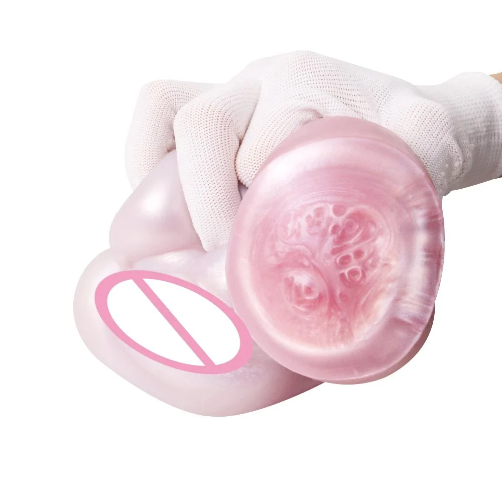 silicone realistic soft animal male masturbator adult sex toys for men