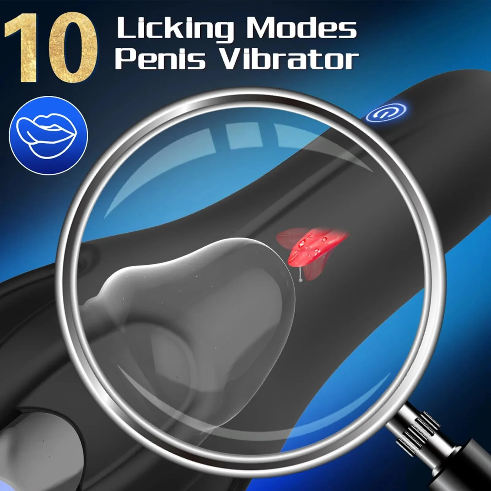 Male Masturbator TPE Realistic Penis Vibrator Tongue Licking Soft Texture Waterproof Adult Sex Toy for Men Home Travel