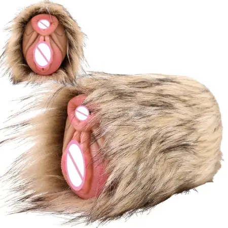 Silicon Vagina Open Masturbator for Men,masturbator for Men in the Form of Animal Vagina, Furry Masturbator Donkey Sex Toy