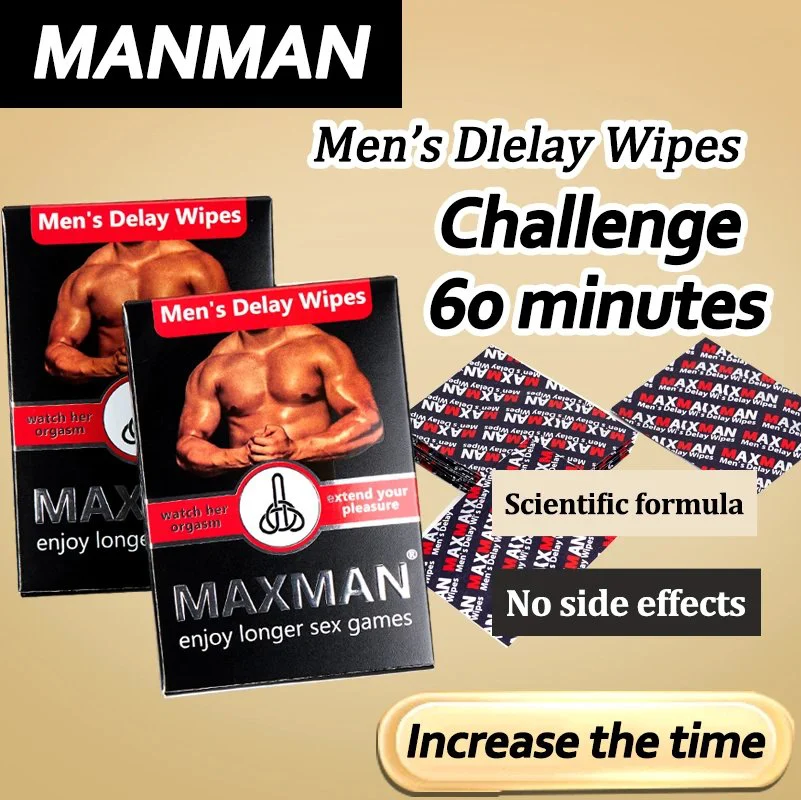 Delay Spray 10Pcs Box Sexual Products Ejaculation Delay Wet Tissue Men Delay Wipes