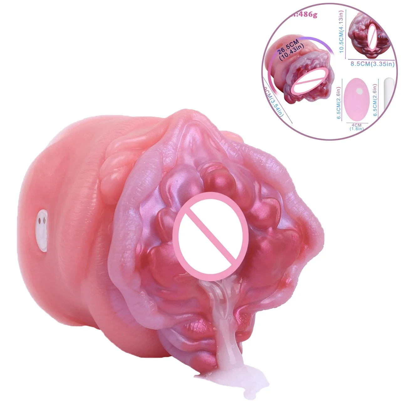 Single Channel Masturbation Cup Male Vibrating Masturbation Toys