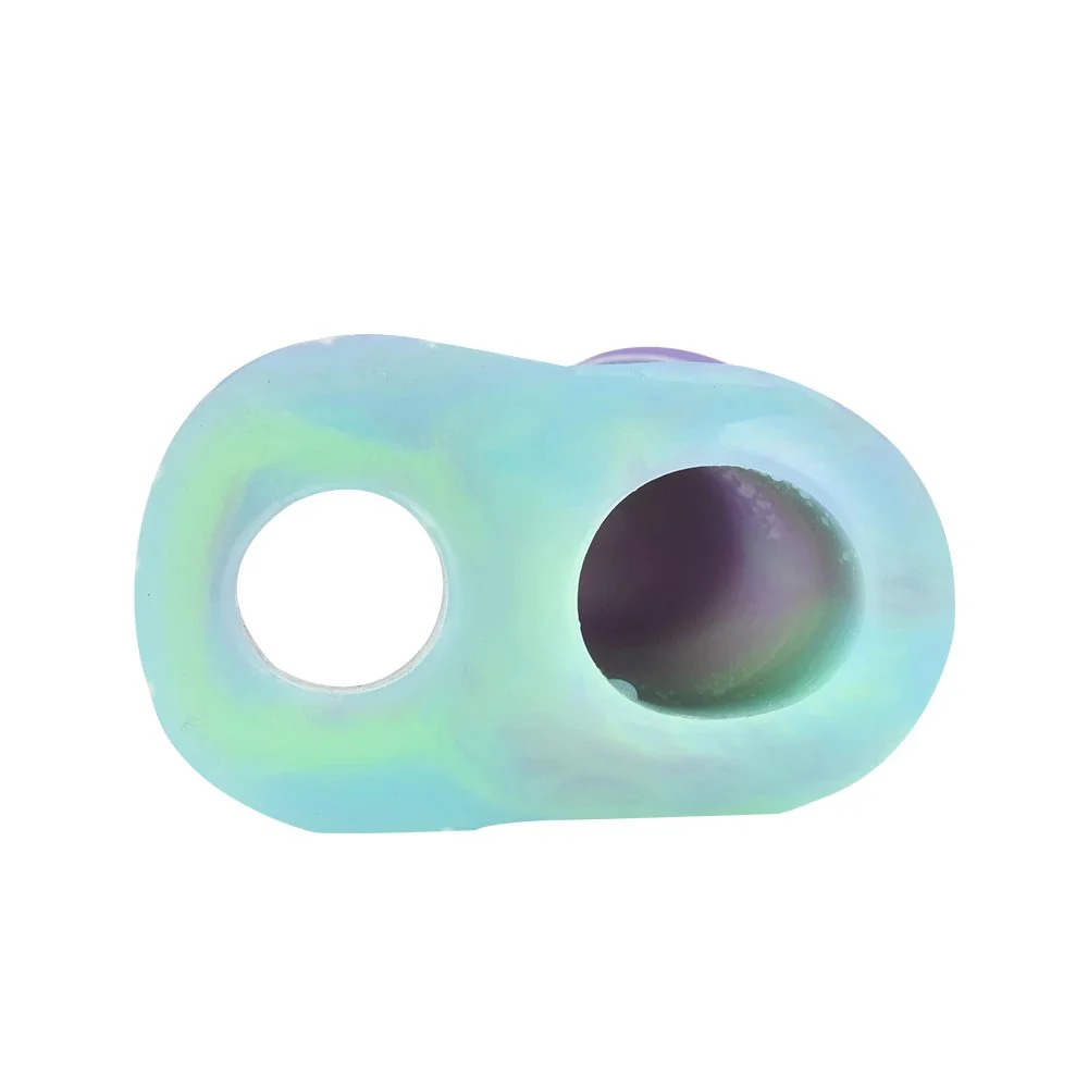 Lotus Color Clear Condoms Real Feeling Penis Extension Sleeve Reusable Condom for Men Physical Delayed Condom Enlargement