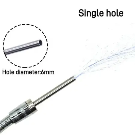 Anal Douche Household Shower Adapter Metal Shower Enema for Anal Vaginal Cleaning