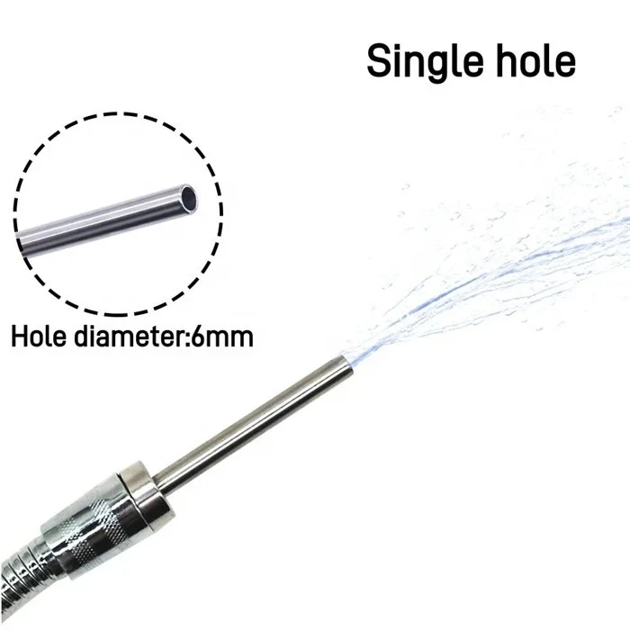 Anal Douche Household Shower Adapter Metal Shower Enema for Anal Vaginal Cleaning