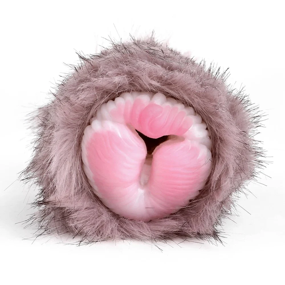 Fantasy Small Antler Dog Plush Monster Pussy Male Masturbation Cup Liquid Silicone Soft Tight Adult Sex Toys