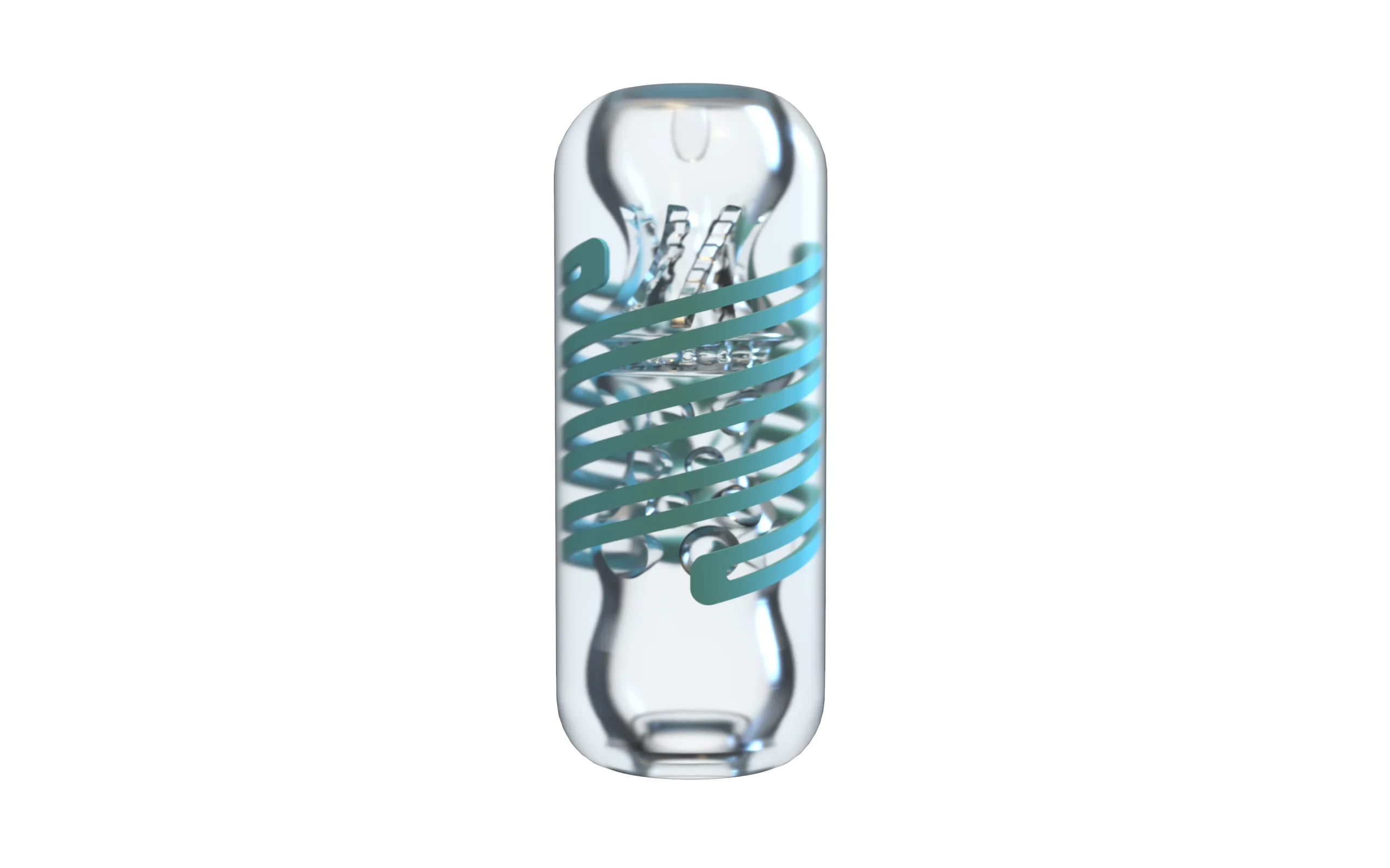 Orange Light Male Masturbation Airplane Cup with 4 Sucking & 9 Vibration Frequencies Flower Ball Design