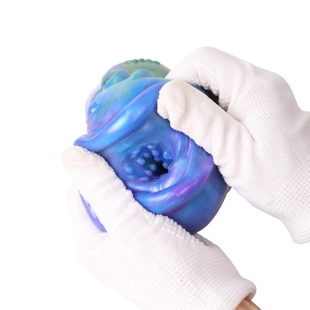 Simulated Fish Squirting Masturbator Realistic Vagina Soft Silicone Ejaculating Male Aircraft Cup Penis Training Sex Toys