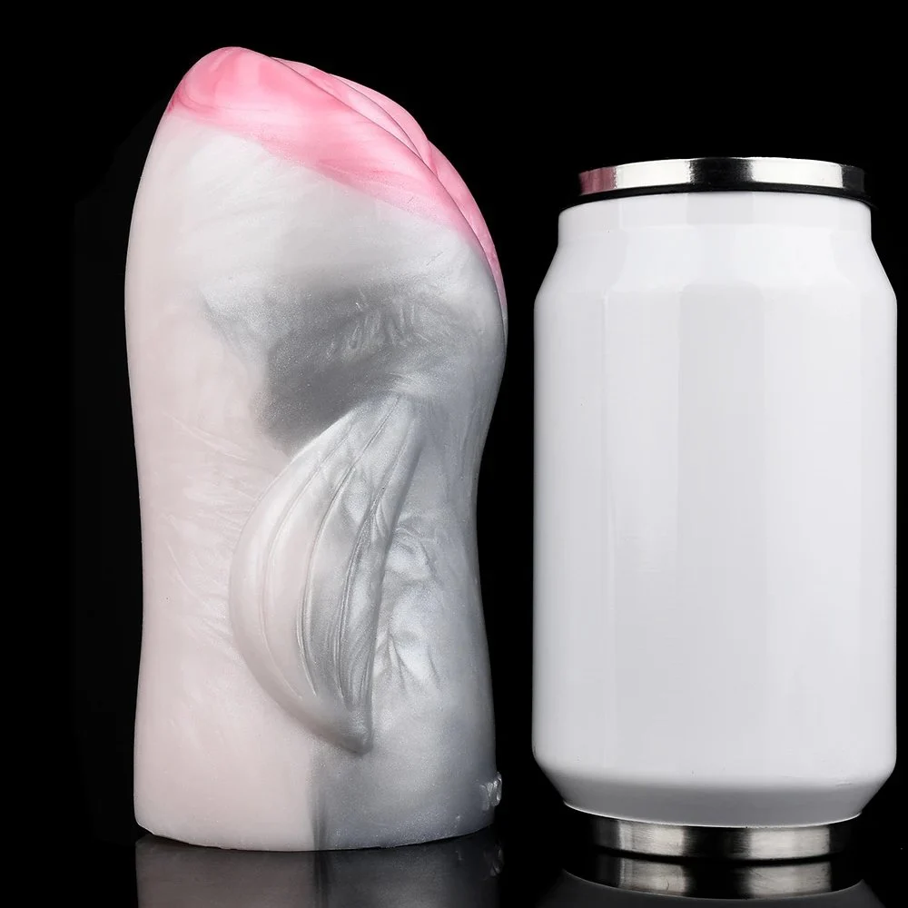 Soft Silicone Male Masturbation Cup Dolphin Artificial Vaginal Erotic Adult Male Vibration Masturbator Penis Trainer