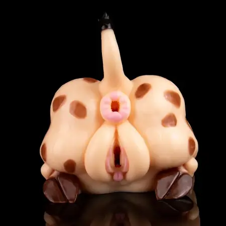 Soft Unique Fantasy Masturbator Deepthroat Sex Toys for Men,Animal Male Masturbator Monster Sex Toy with Brown Tongue