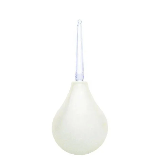 Enema Bulb Kit with 3 Silicone Nozzles for Anal and Vaginal Cleansing