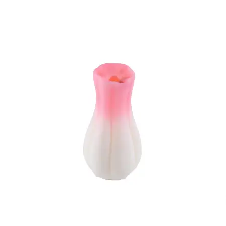 Malus Spectabilis Vase Masturbator Pink White Gradient TPE Men Masturbation Sex Toy Products for Male Anal Masturbator
