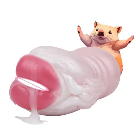 Manual Male Masturbator Penis Stroker Sex Toys for Adult Realistic Pocket Pussy with Single Hole Animal Penis Trainer