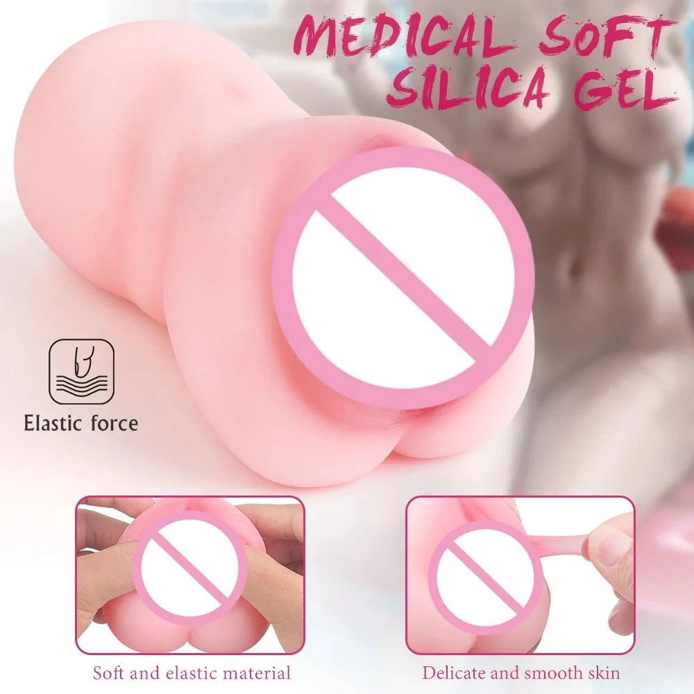 Realistic silicone mold male masturbation cup Men's masturbator
