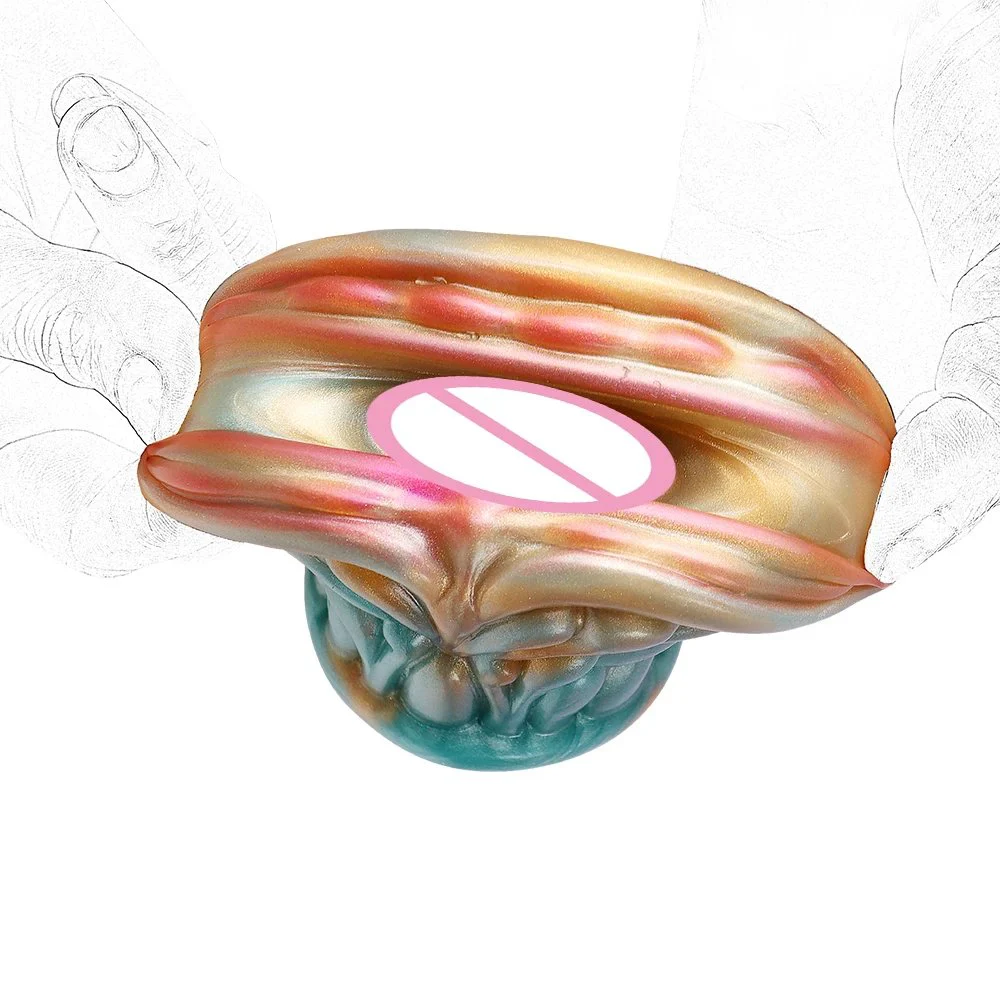 Soft Liquid Masturbator Penis Training Glans Stimulator Masturbation Cup Aircraft Cup for Male Gay Male Pocket Pussy