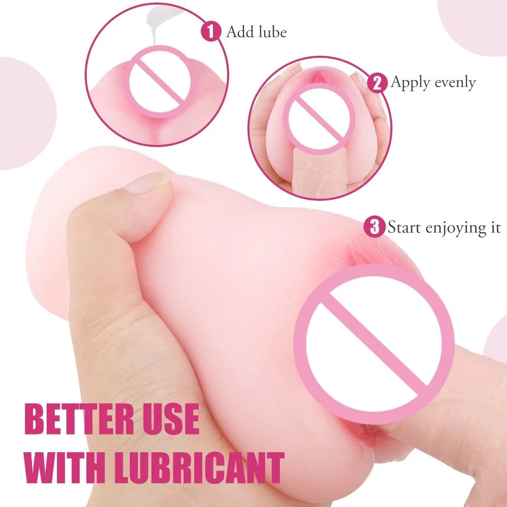 Realistic Silicone Mold Men's Masturbator Cup Men's Male Masturbator