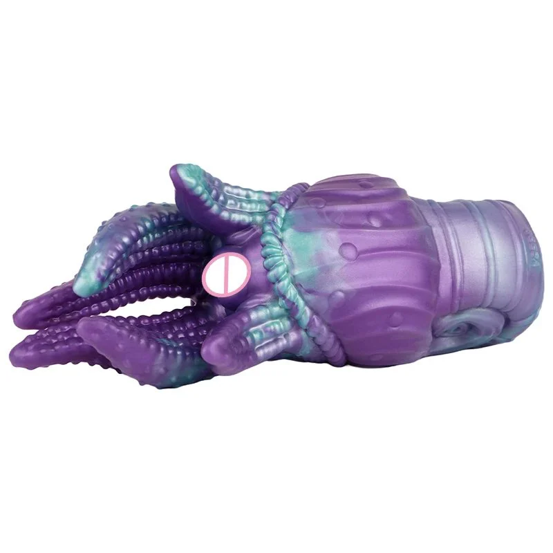 Masturbating Sex Toy Fantasy Airplane Cup with Realistic Silicone Skin Deep Sea Animal Nautilus for Male Sexual Pleasure