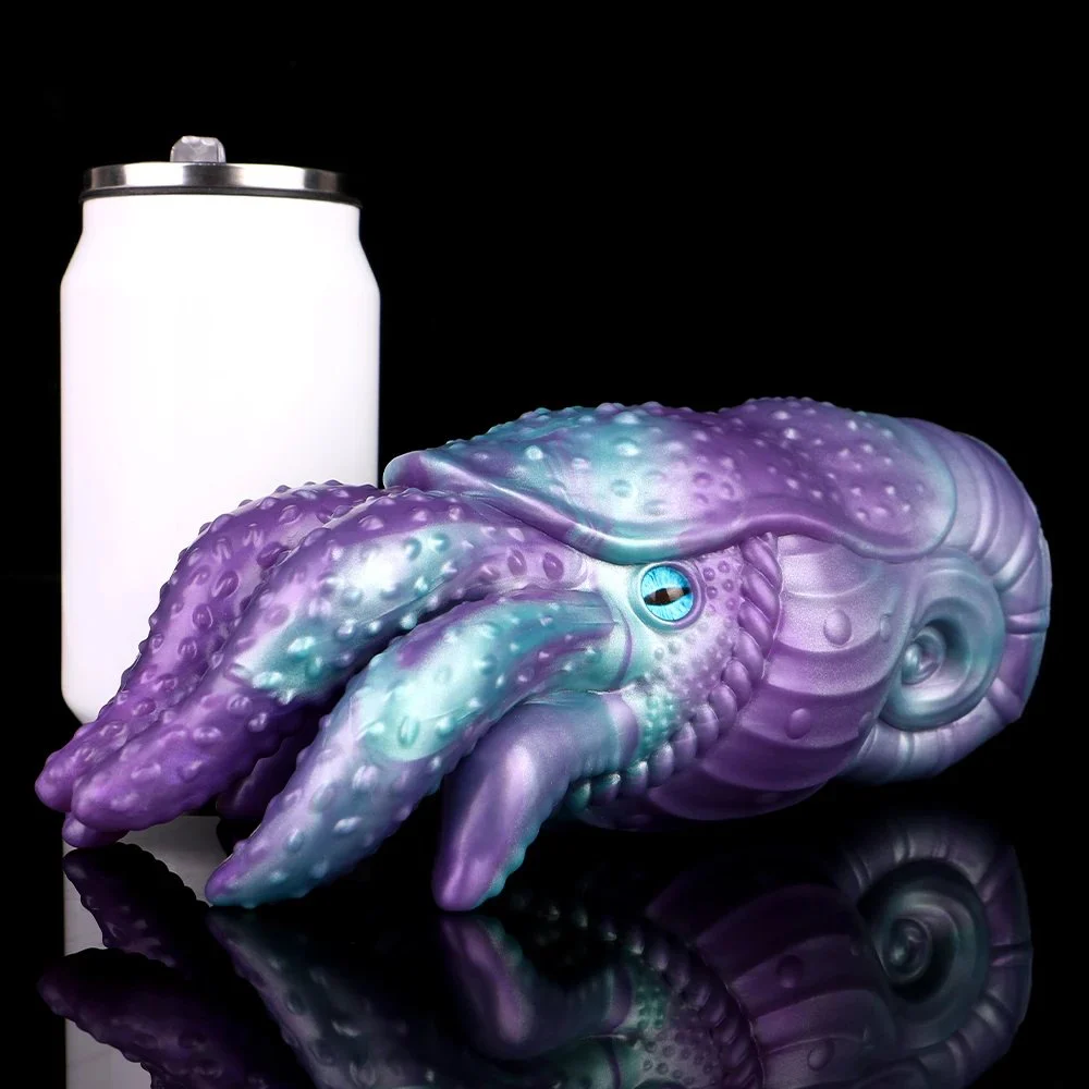Nautilus Textured Silicone Male Masturbator Six Tentacle Anal Plug One Hole Men Penis Stroker Pocket Pussy Onahole Sex Toy