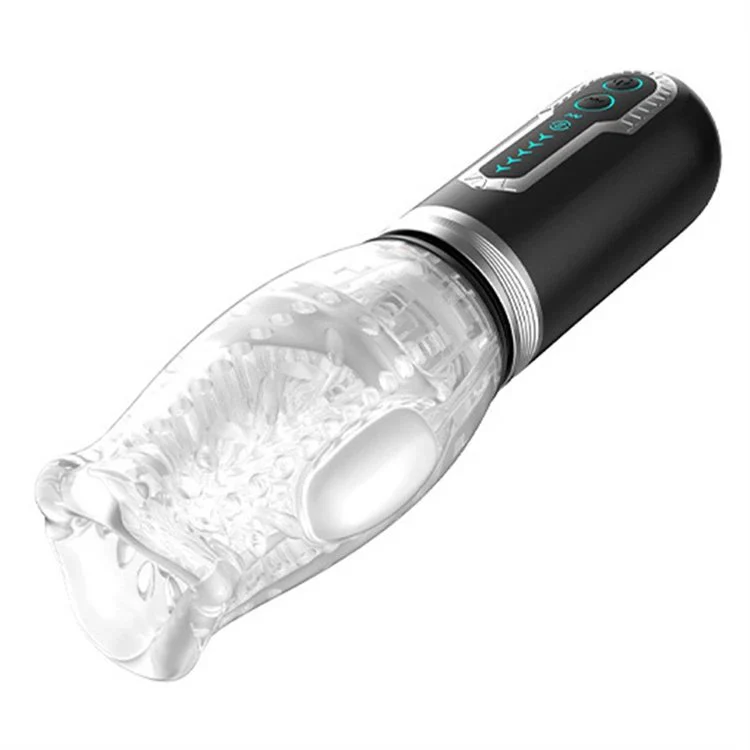 Rechargeable Automatic 7 Frequency Thrusting Rotation Vibrating Masturbation Aircraft Cups for Men Sex Toys