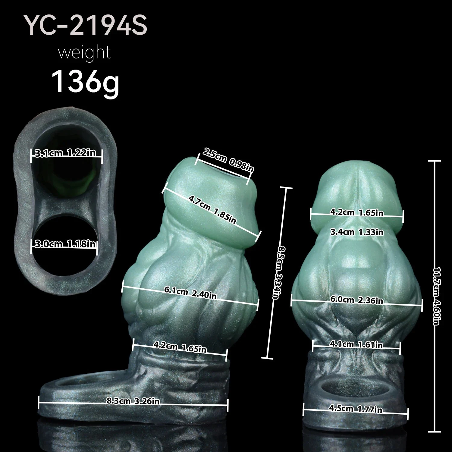 Monster Penis Sleeve Penis Extender Delay EjaculationCock Enlargement Extension Condom