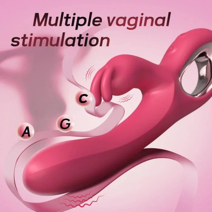 Classic 10 Frequency Rabbit Vibrating Nipple Clit & G-Spot Panty Massager for Women Wearable Vibrator for Couples