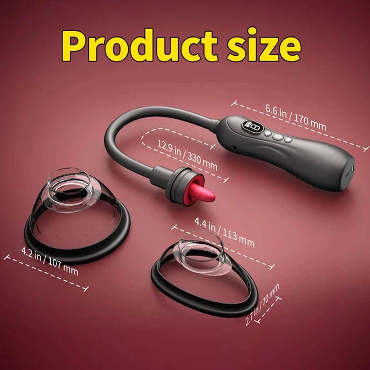 Electric Display Breast Pump for Women Masturbation Vaginal Massager Vibrator Sex Toys for Couples