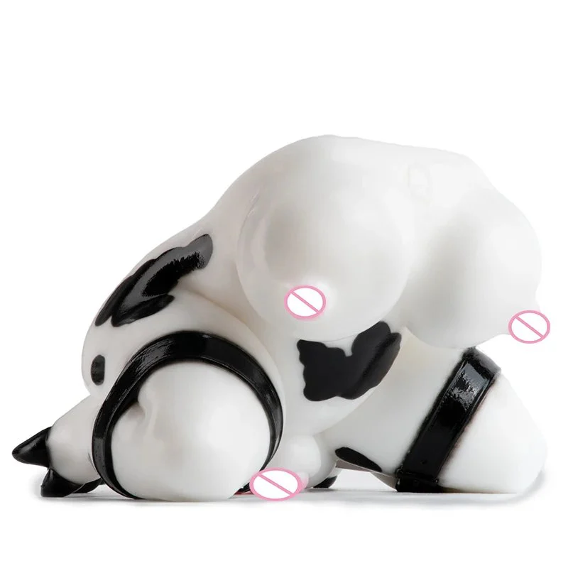 Muqi Moya Sweet Cow Fantasy Creature Male Masturbator Single Channel Silicone Realistic Feeling Adult Pleasure Toy for Men 18+
