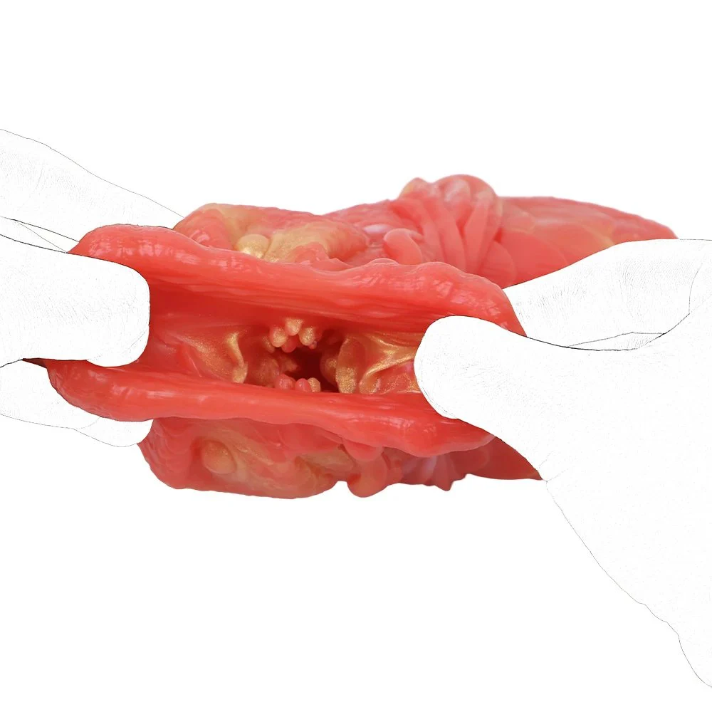 Lifelike Goldfish Mouth Shape Male Masturbator Fantasy Silicone Men's Onahole Realistic Vagina Adult Sex Toys