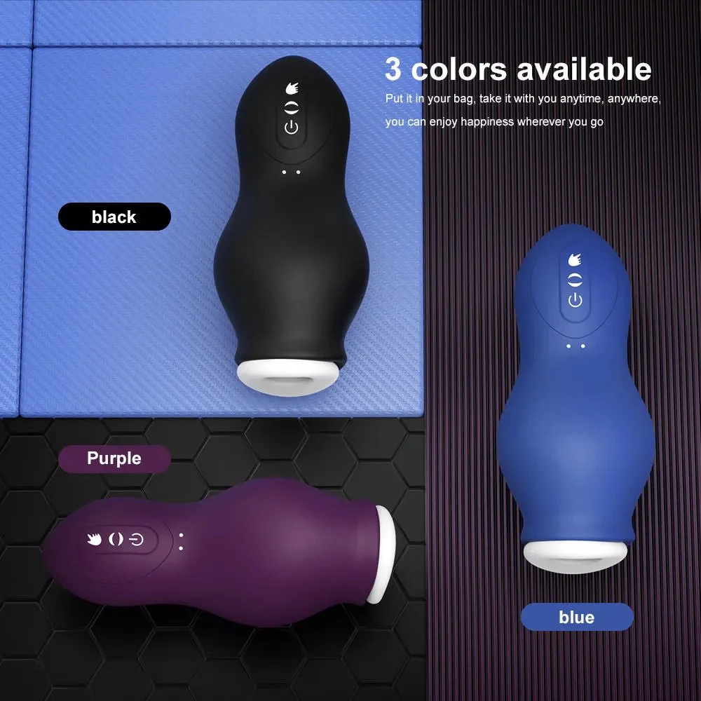 Men's Trainer Exercise Waterproof Airplane Cup Masturbator with Sucking Vibration Feature