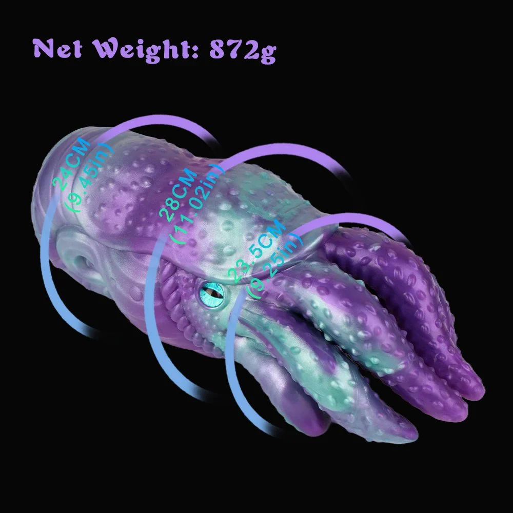 Nautilus Textured Silicone Male Masturbator Six Tentacle Anal Plug One Hole Men Penis Stroker Pocket Pussy Onahole Sex Toy