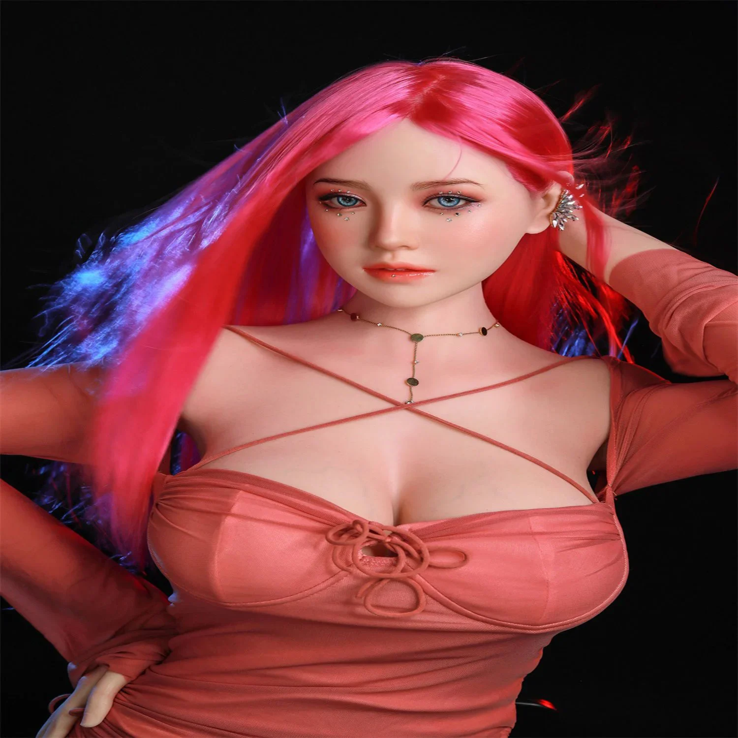 Realistic TPE Japanese Adult Sex Doll Big Ass Inflatable Male with Lifelike Mature Fat Silicone for Everyone