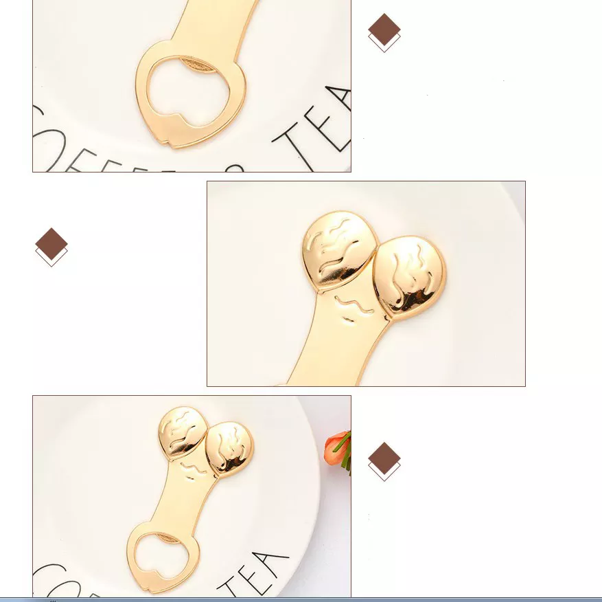Special Gift for Men Bachelorette Party Accessories Sexy Shaped Penis Bottle Opener