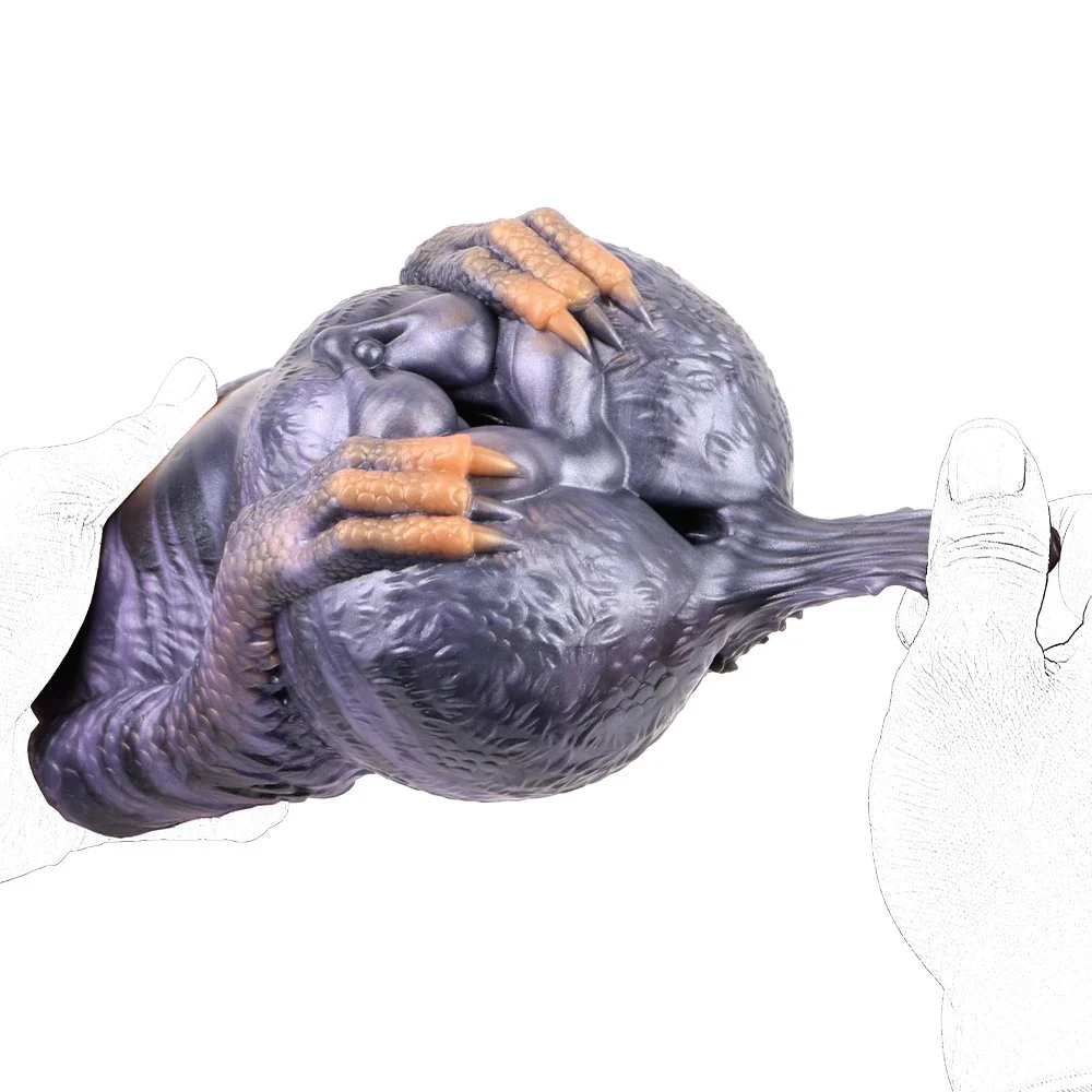 Silicone Alien Onahole Fantasy Monster Masturbator Male Sex Toys Animal Griffin Pocket Pussy Stroker Dual Channel Vagina