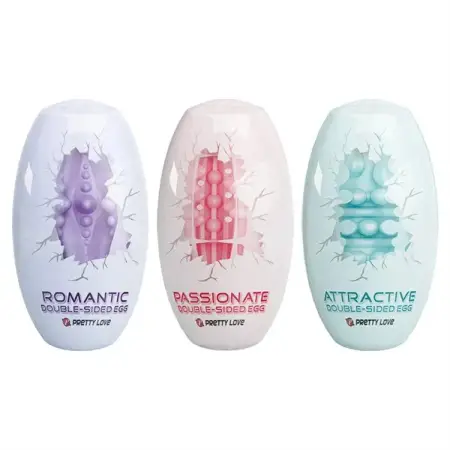 Pocket Pusy Male Sex Toys Soft Portable Masturbator Cup Double Sided Pretty Love Masturbation Egg