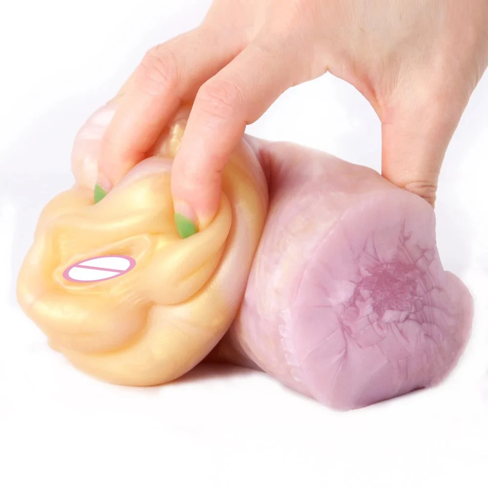 Silicone Realistic Soft Male Masturbator Sex Toy Male Masturbation Cup for Men