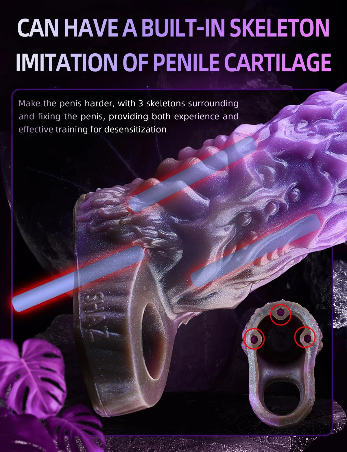 Open Penis Extender Effective Penis Enlargement Condom Increases Sexual Experience