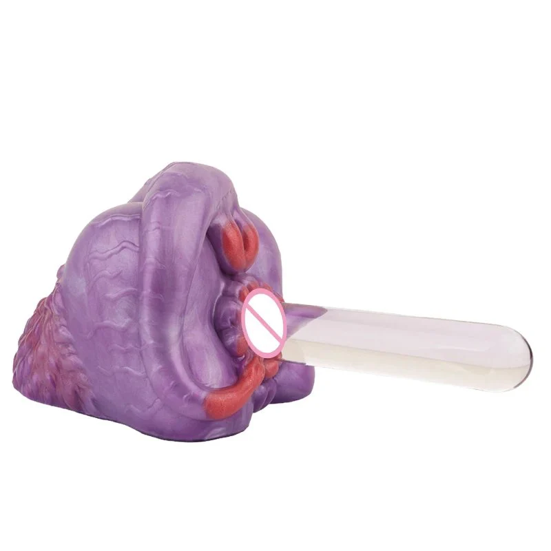 Magic Dragon Medical-grade Silicone Male Manual Masturbator Fantasy Series Double the Pleasure Experience