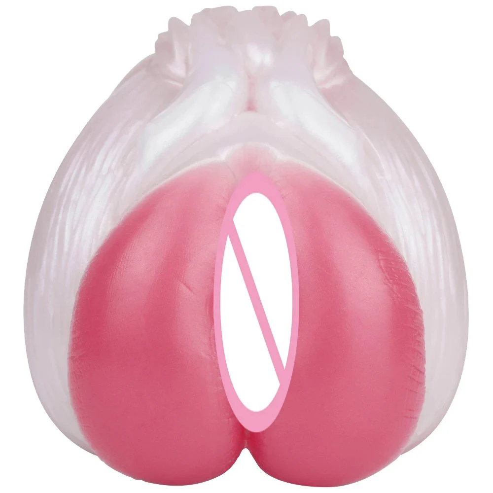 Soft Vagina Channel Masturbation Cup for Men Sissy One Channel Masturbator