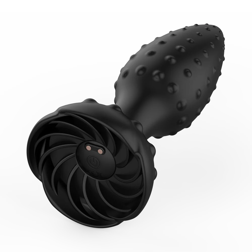 Silicone Rear Court Anal Plug with 10 Frequency Vibration and Remote Control Anal Sex Toy for Women