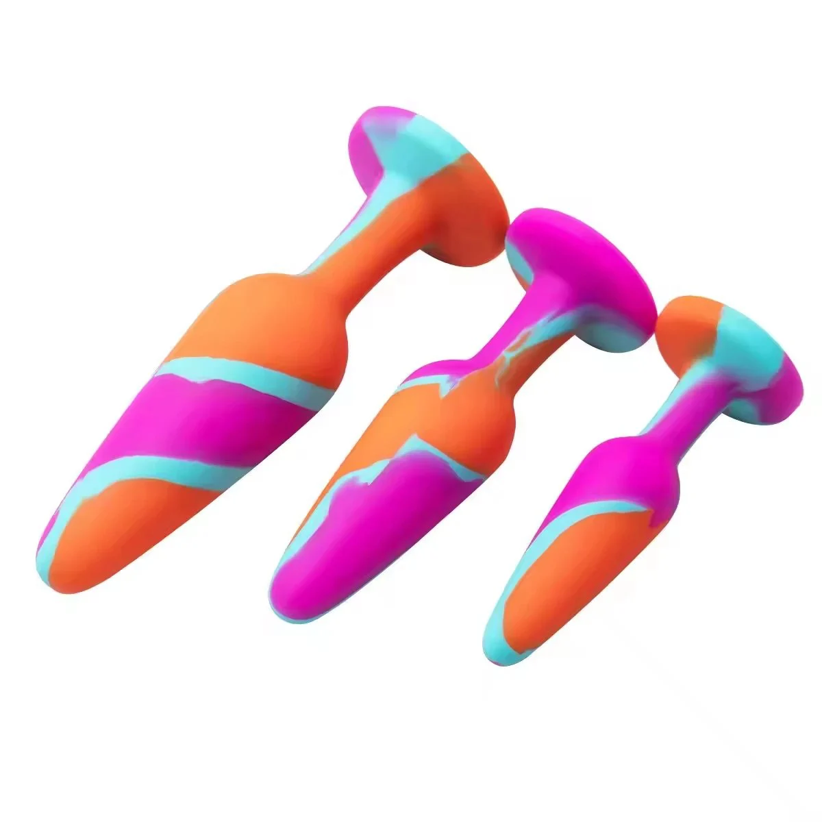 Silicone Waterproof Anal Plug Masturbation Toy for Adult Sex Use with Customized Color and Size