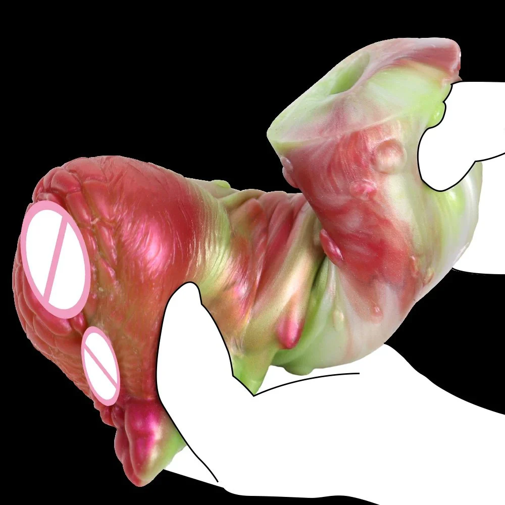 Sexy Toy Red Glass Fantasy Penis Masturbators Cup for Men