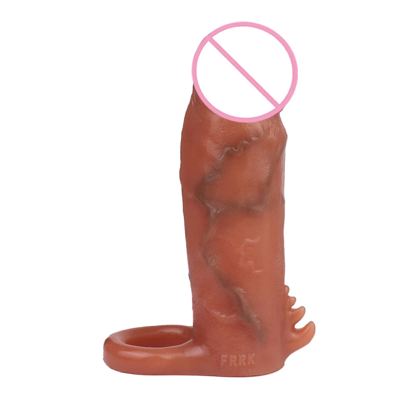 Penis Sleeve Cock Sleeve Extender - Realistic Soft Silicone Penis Enlarger Penis Ring Adult Toys Sex Toys for Man