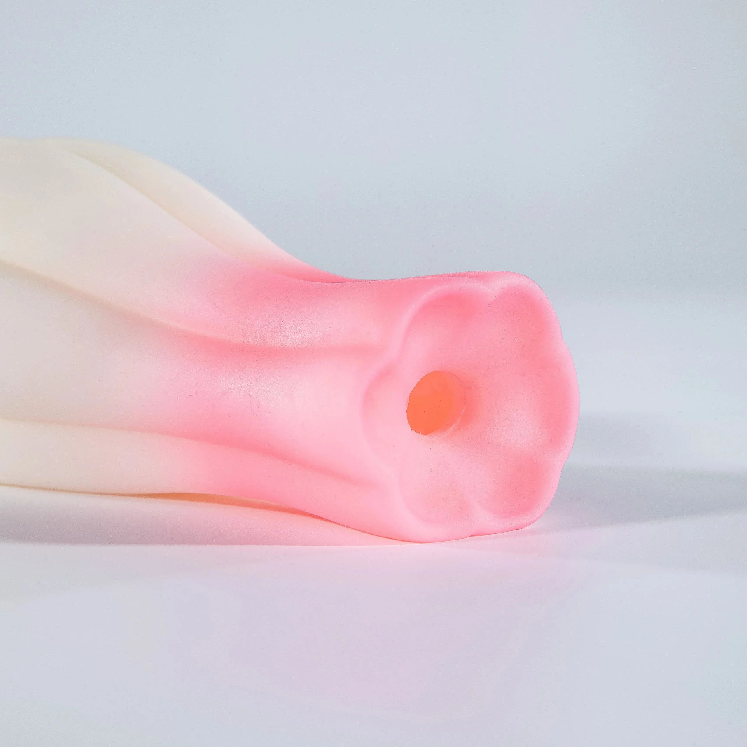Malus Spectabilis Vase Masturbator Pink White Gradient TPE Men Masturbation Sex Toy Products for Male Anal Masturbator