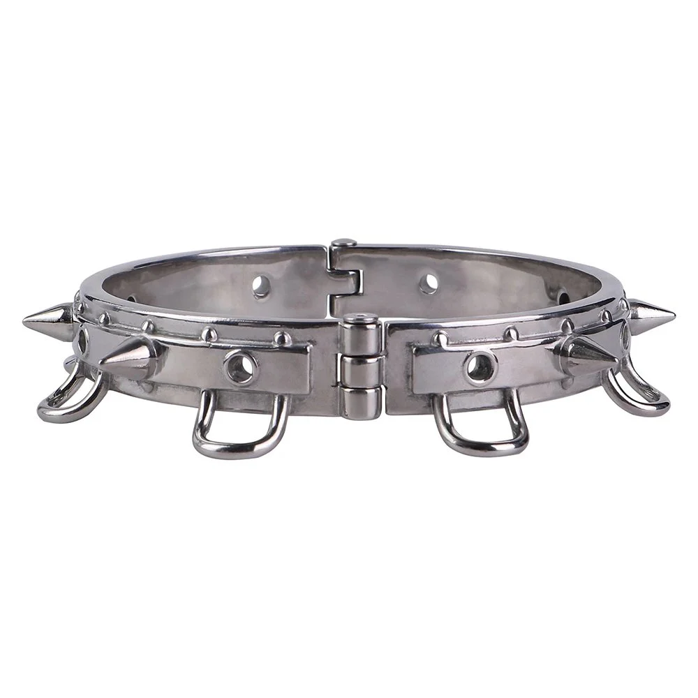 Sex Tools Metal Collar for Man Woman Bondage Restraint Adult Fetish Games Set Cosplay Slave Training Sex Toys Couple