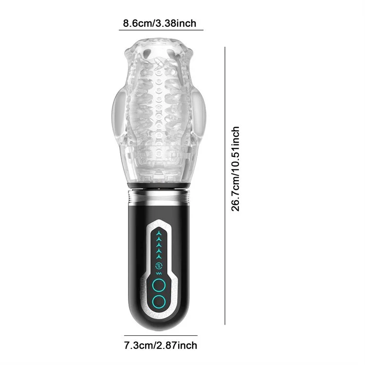 Rechargeable Automatic 7 Frequency Thrusting Rotation Vibrating Masturbation Aircraft Cups for Men Sex Toys