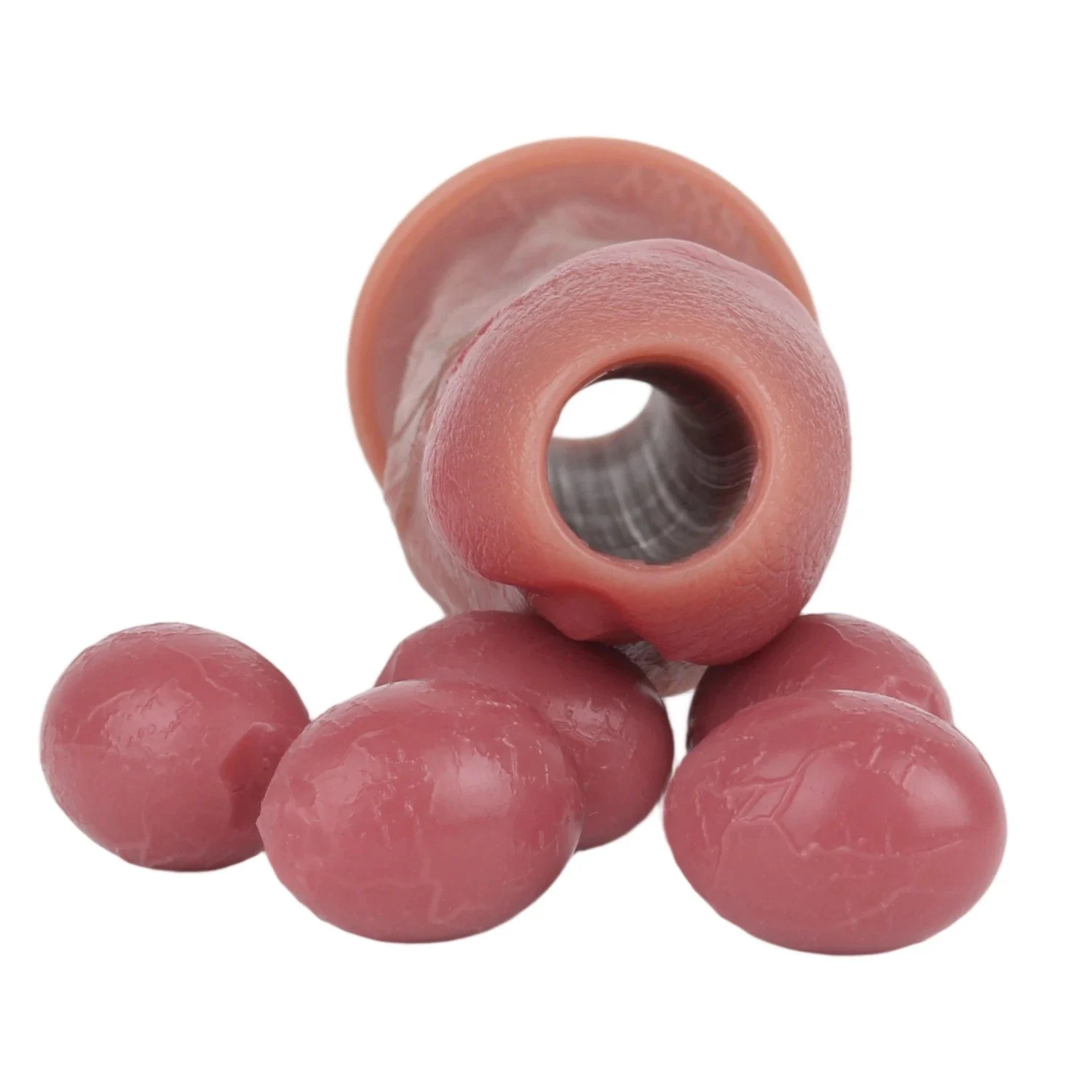 Silicone Hand Push Anal Toys Realistic Ovipositor Laying Eggs Sex Toys for Woman Anal Plug Vagina Balls Adult Masturbator Sex