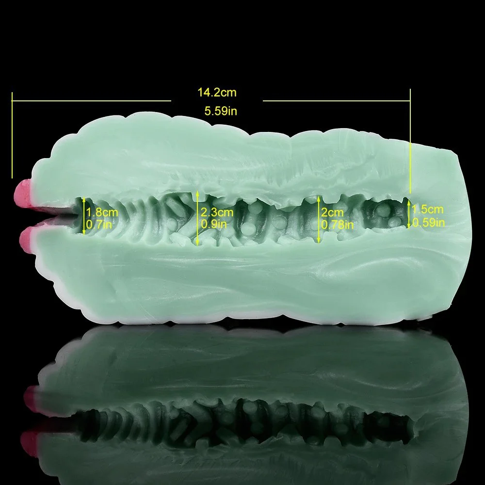 Reptile Snake Mouth Stroker for Men,Soft & Stretchy, Fantasy Male Masturbator,Pussy Vagina Male Masturbator